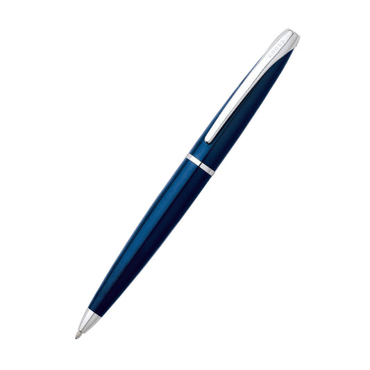 Cross ATX Translucent Blue Lacquer CT Ballpoint Pen