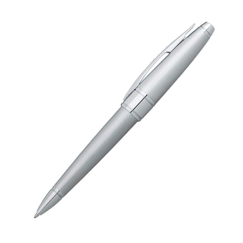 Cross Apogee Brushed Chrome Ballpoint Pen
