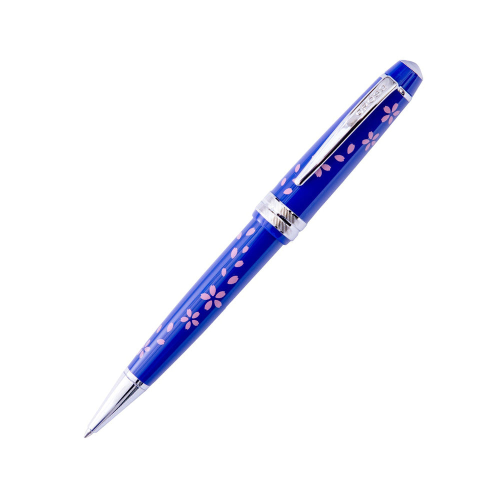Cross Bailey Light Cherry Blossom Glossy Blue Resin Ballpoint Pen