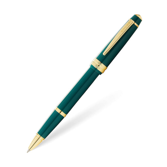 Cross Bailey Light Polished Green Resin and Gold Tone Rollerball Pen
