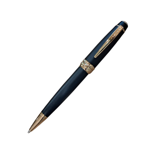 Cross Bailey Matte Black Lacquer with Gold-Tone Trim Ballpoint Pen