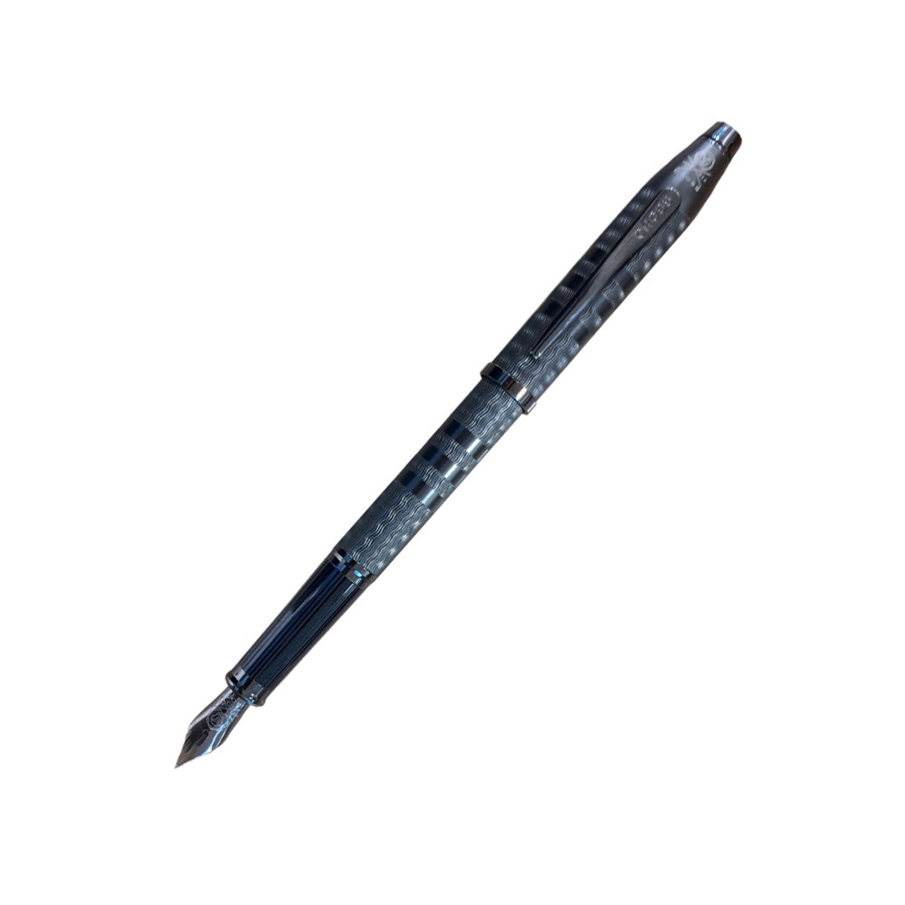 Cross Century II Midnight Black Lacquer with Polished PVD Trim  Fine Fountain Pen