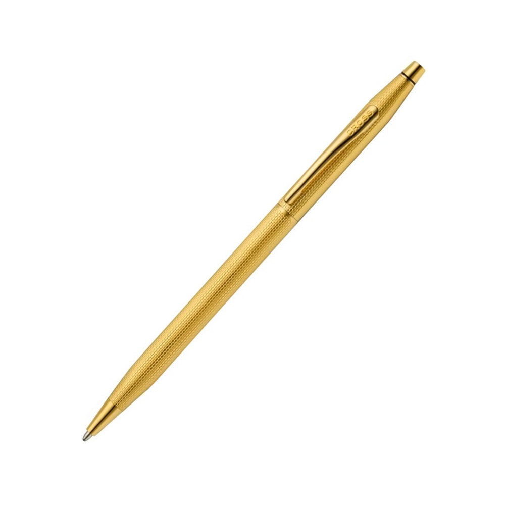 Cross Classic Century 23Kt Gold-plated Engraved Diamond Pattern with 23KT Gold-plated Trim Ballpoint Pen