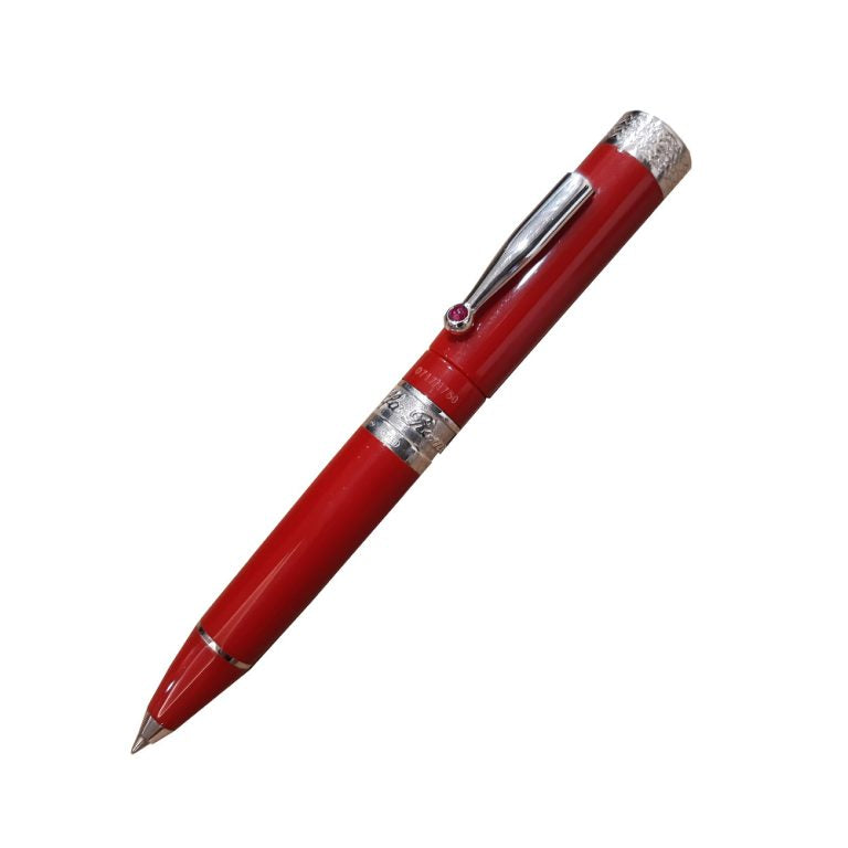 Delta Alfa Romeo Grand Sport Red with Silver Trim Limited Edition Capless Roller ball Pen