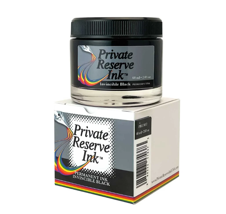 Private Reserve Invincible Black - 60ml Bottled Ink