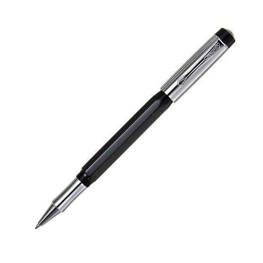 Kaweco Elite Black Resin with Chrome Cap Roller ball Pen