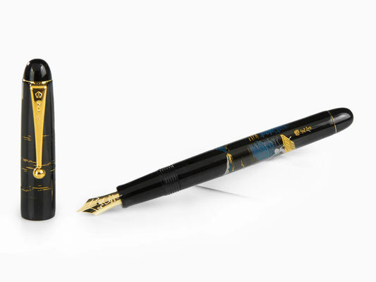 Namiki Nippon Art Mount Fuji and Ship Fountain Pen