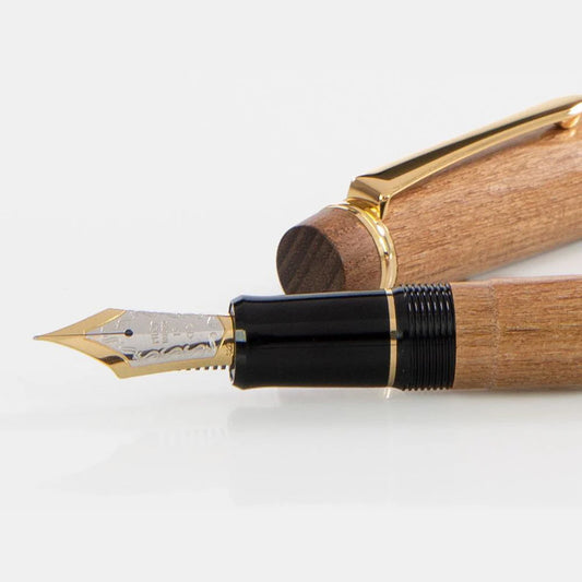 Pilot Custom Enju Wood Brown GT Fountain Pen