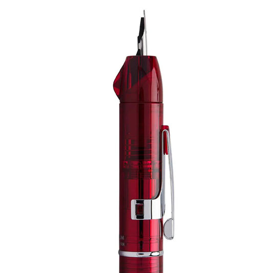PLATINUM CURIDAS Gran Red Fountain Pen (Medium)