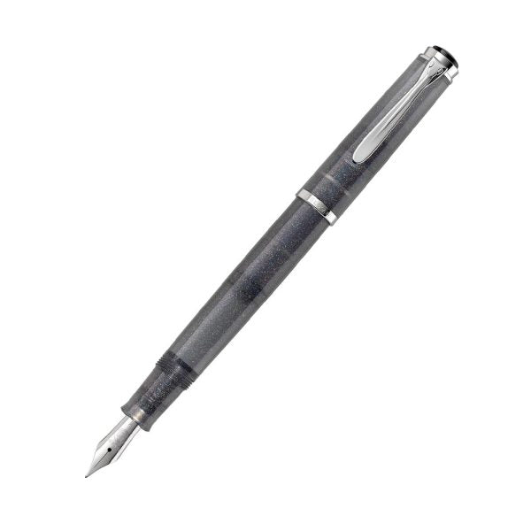 Pelikan Classic Moonstone Grey with Silver Trim Special Edition 2020 Fountain Pen M205 – Broad Nib