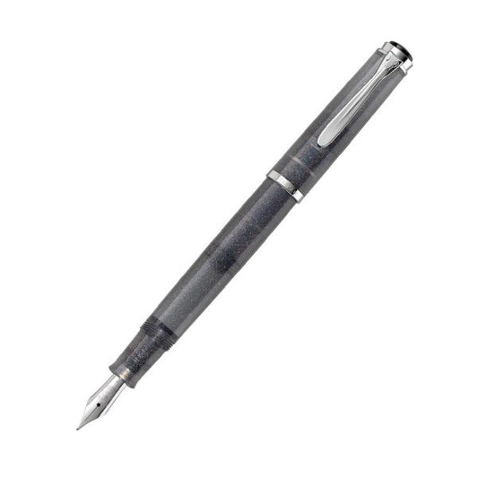 Pelikan Classic Moonstone Grey with Silver Trim Special Edition 2020 Fountain Pen M205 – Broad Nib