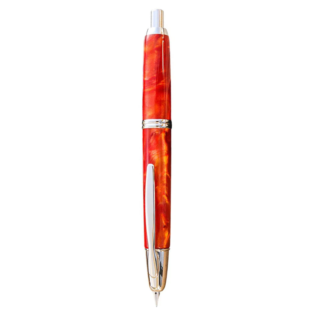 Pilot Capless Marble Orange CT Fountain Pen