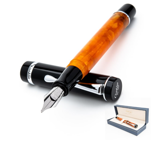 Conklin Duragraph Fountain Pen - Orange Nights