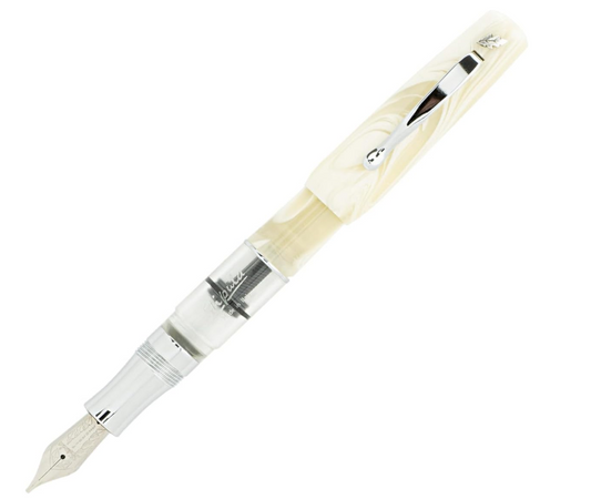 Stipula La Ventidue 22 Fountain Pen AVORIO - Stainless Steel V-Flex Nib