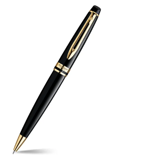 Waterman Expert Ballpoint Pen - Mars Black Gold Trims