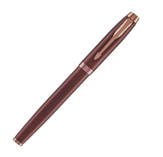 Parker Premium IM Monochrome Fountain Pen - Burgundy(Fine Nib)