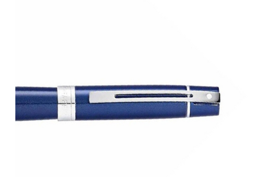 Sheaffer Gift 300 Fountain Pen Glossy Blue with Chrome-Plated Trim