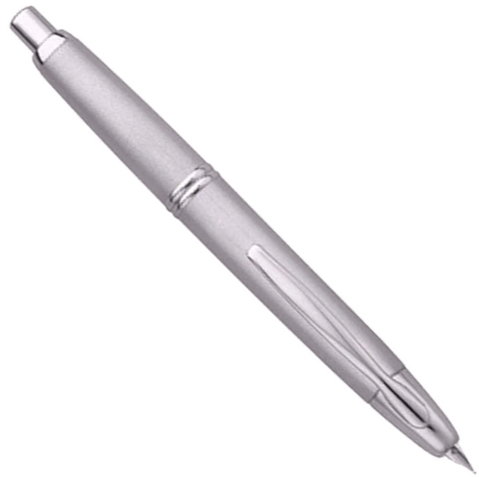 Pilot Capless Fountain Pen - Silver/Rhodium CT