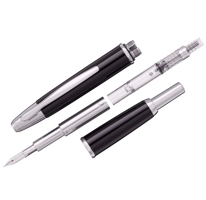 Pilot Capless Fountain Pen - Black/Rhodium CT