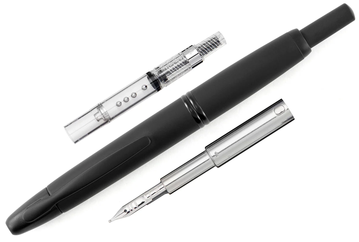 Pilot Capless Fountain Pen - Matt Black