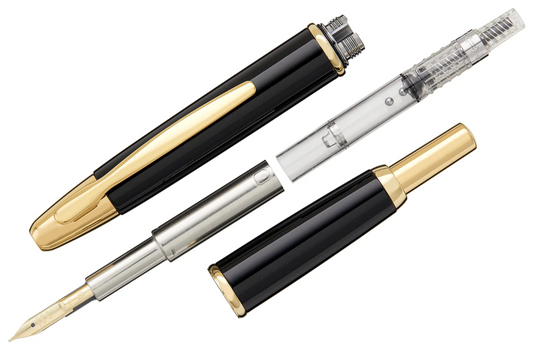 Pilot Capless Fountain Pen -  Black GT