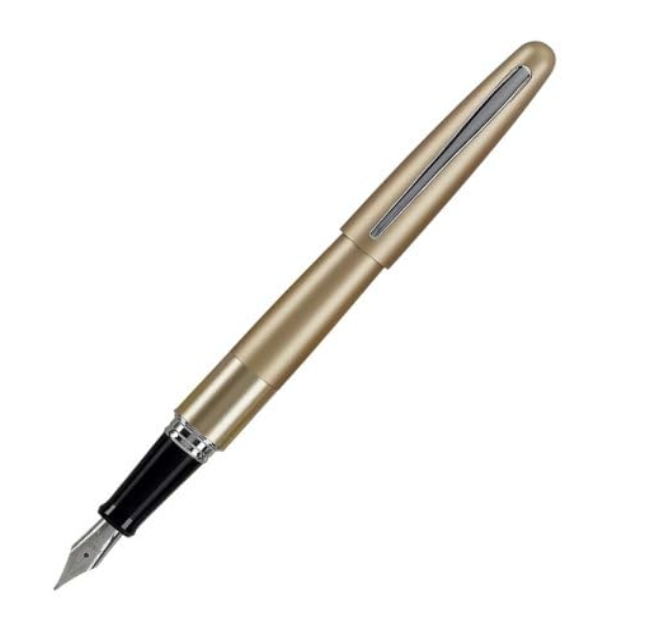 Pilot MR 1 Metal Collection Fountain Pen - Gold Plain