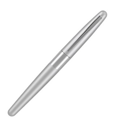 Pilot MR 1 Metal Collection Fountain Pen - Plain Silver