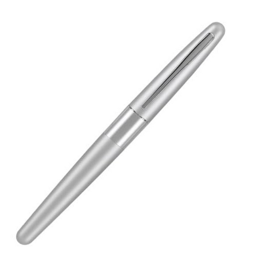 Pilot MR 1 Metal Collection Fountain Pen - Plain Silver