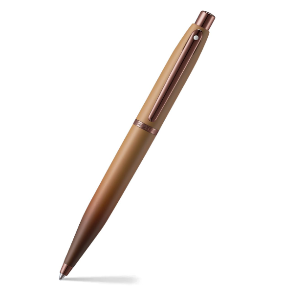 Sheaffer VFM 9428 Coffee Edition Matt Brown Ballpoint Pen with Regal Brown PVD Trims