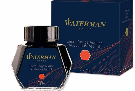 Waterman Ink Bottle(50ml) - Audacious Red