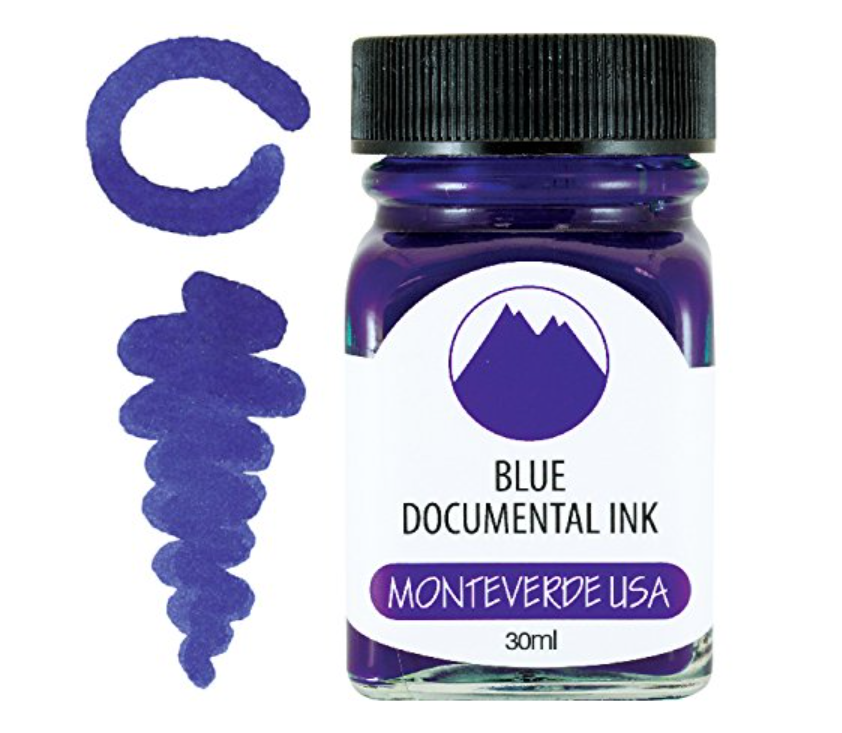 Monteverde USA Ink(30 ml) - Documental Permanent Blue