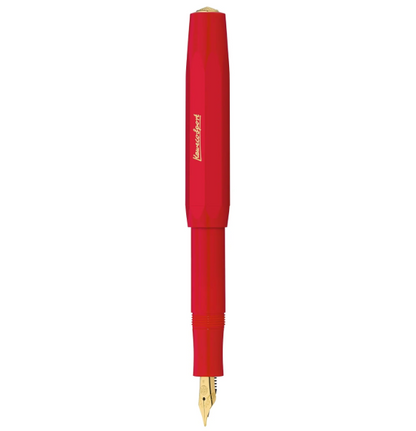 Kaweco Classic Sport GT Fountain Pen (Clip Not Included) - Red