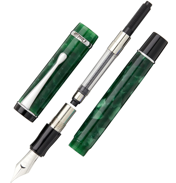 Conklin Duragraph Fountain Pen - Forest Green
