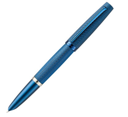 Diplomat Viper Fountain Pen(Medium Fine) - Blue Guilloche