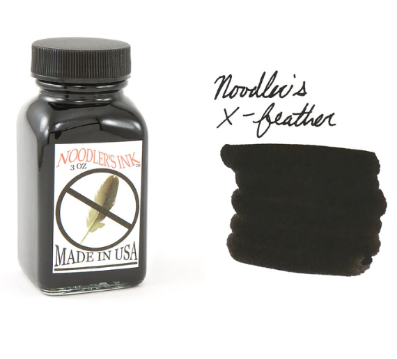 Noodler's X-Feather Black - 3oz Bottled Ink(88ml)