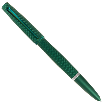 Diplomat Viper Fountain Pen(Medium Fine) -  Green Guilloche