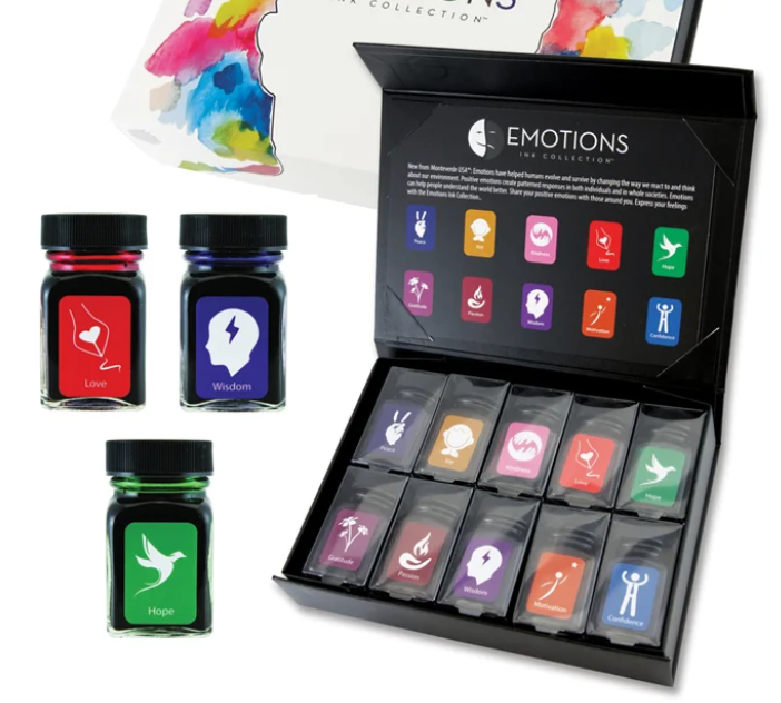Monteverde Emotion Collection Ink (30ml) - Box of 10 Assorted Colours