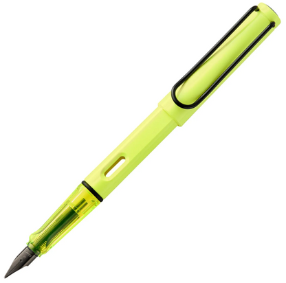 Lamy OC8 Safari Fountain Pen (Special Edition 2026) - Neon Yellow PVD