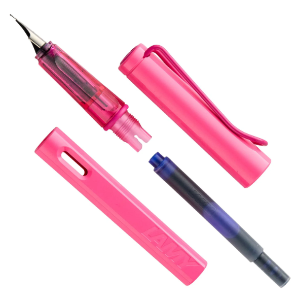 Lamy OC9 Safari Fountain Pen (Special Edition 2026) - Neon Pink