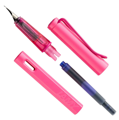 Lamy OC9 Safari Fountain Pen (Special Edition 2026) - Neon Pink