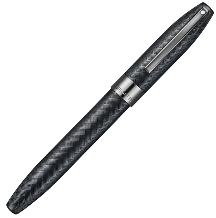 Sheaffer Legacy 9066 Chevron Matte Black PVD Fountain Pen