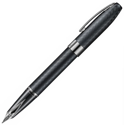 Sheaffer Legacy 9066 Chevron Matte Black PVD Fountain Pen