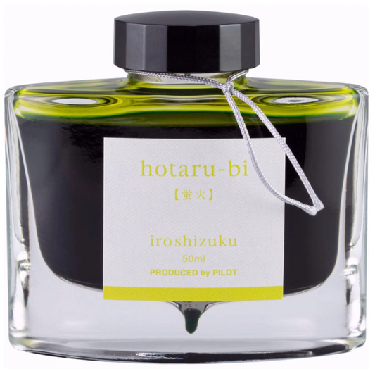 Pilot Iroshizuku Ink Bottle(50ml) - Hotaru-bi (Yellow Green)