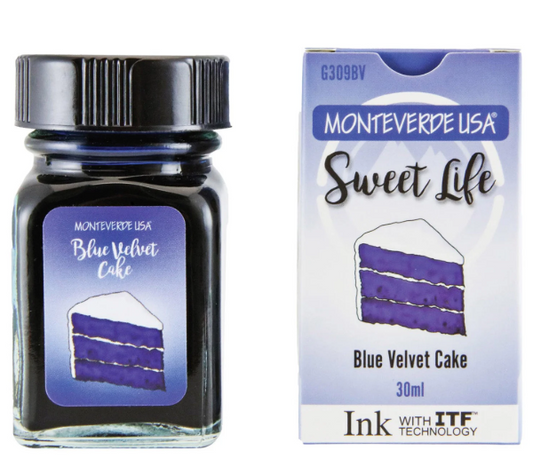 Monteverde USA Ink(30 ml) -Blue Velvet Cake(Sweet Life collection)