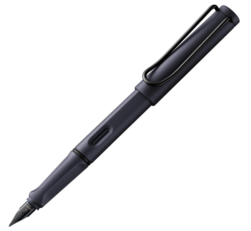 Lamy 0E2 Safari Fountain Pen - Steel Black(Special Edition)