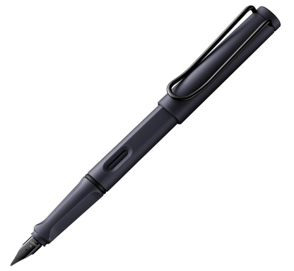 Lamy 0E2 Safari Fountain Pen - Steel Black(Special Edition)