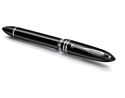Sheaffer Balance III E892 Glossy Black Fountain Pen with Chrome-plated PVD Trims
