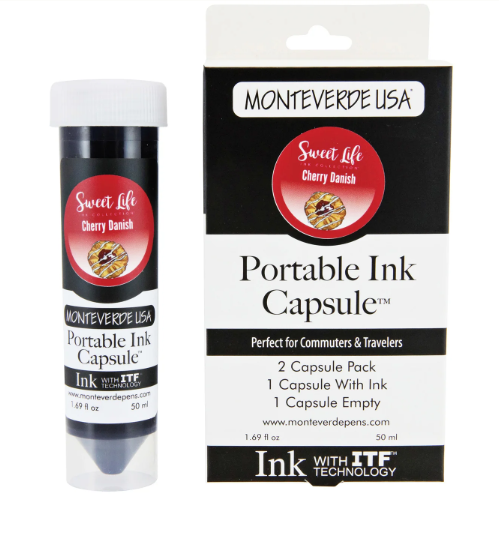 Monteverde Portable Ink Capsule(50 ml) - Cherry Danish