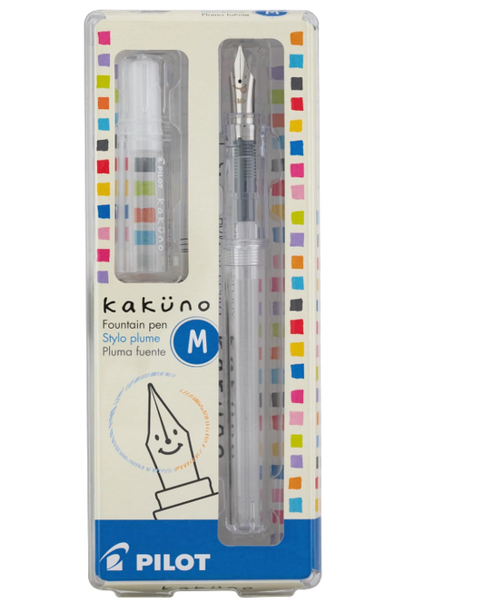 Pilot Kakuno Fountain Pen - Clear