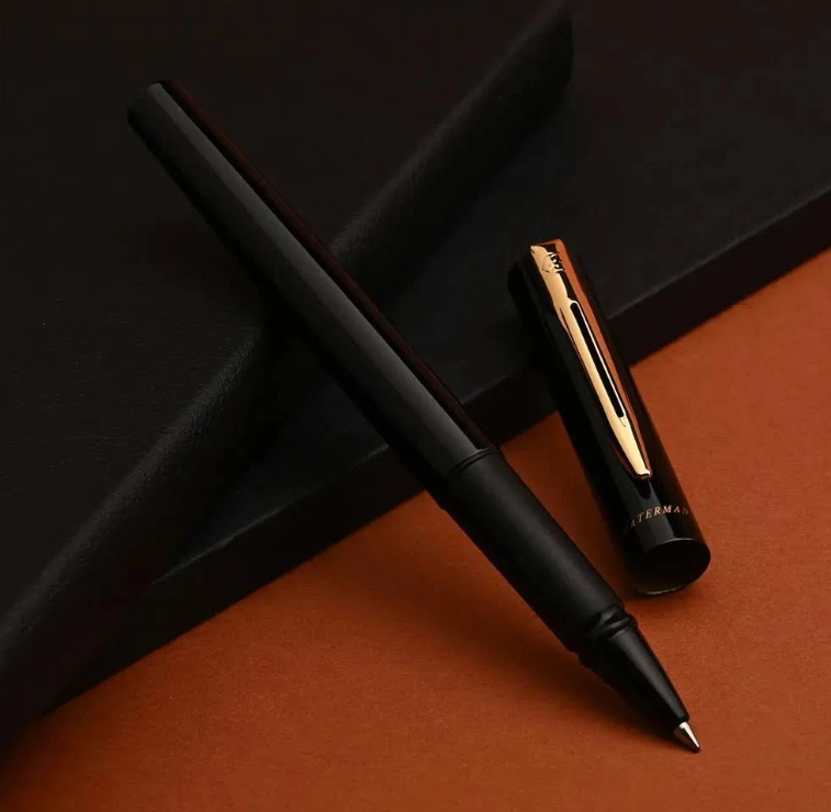 Waterman Phileas Lacque Black GT Rollerball Pen Gift Set